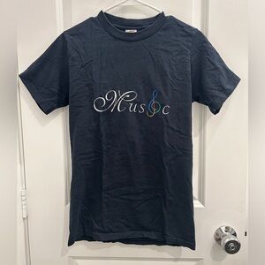 Music Enthusiast T-Shirt in Black